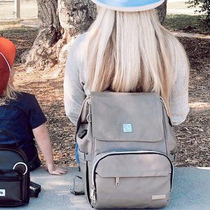 NWT Sleepy Panda Kennedy Diaper Bag